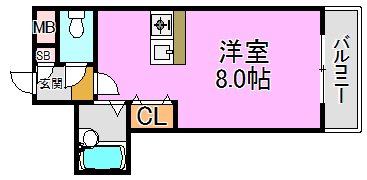 ハイグレース長田 間取り図