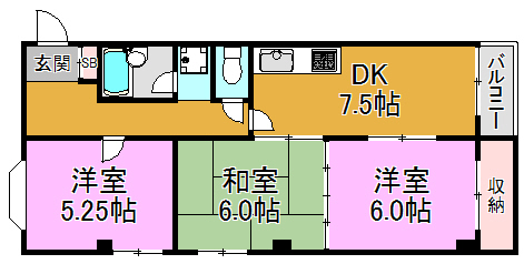 キャッスル西長田 間取り図