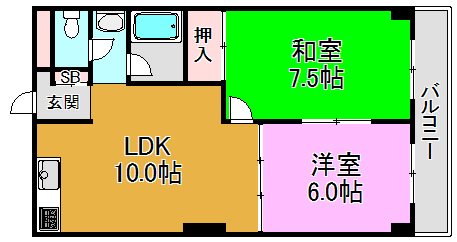 レジデンス藤戸 間取り図