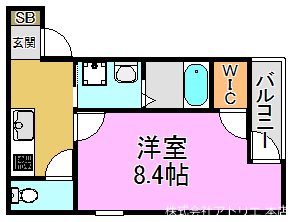 フジパレス放出Ⅵ番館 間取り図