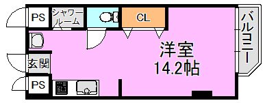 長田ハイツ 間取り図