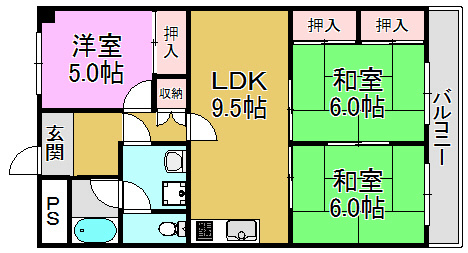 アバンティＨＦ 間取り図