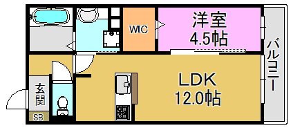 K`sヴィラ放出 間取り図