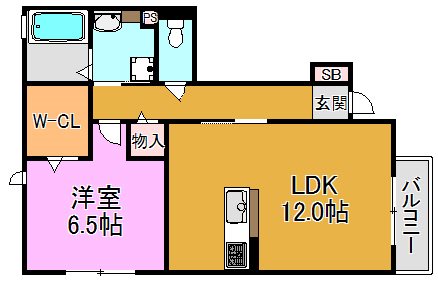 グランシャリオⅡ 間取り図