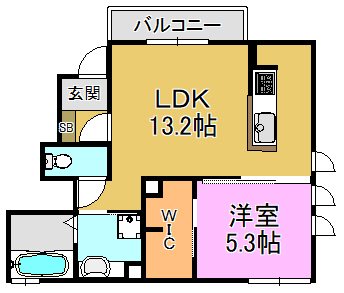 ハーク　セゾン 間取り図