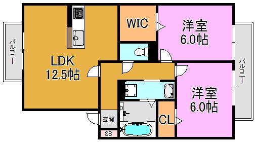レフィナード 間取り図