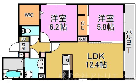 ル・コフレ放出 間取り図
