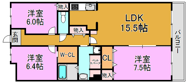 プロスペリテ 間取り図