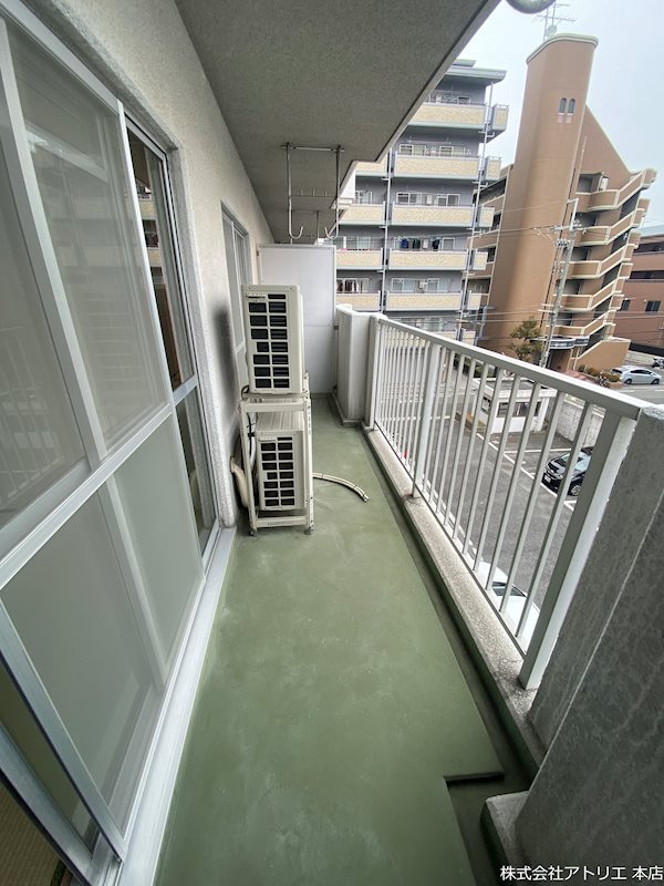 吉田大発マンション ベランダ
