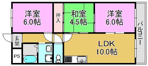 コーポプロスペリティ 間取り図