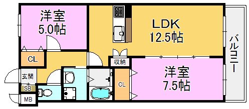 HERITAGE徳庵 間取り