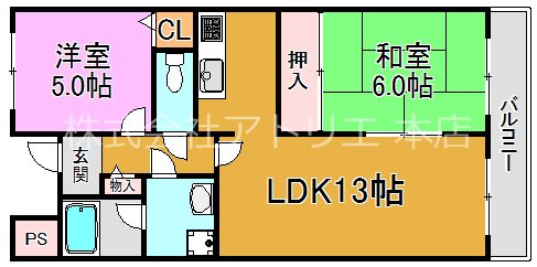 ジュネスチャイム 間取り図