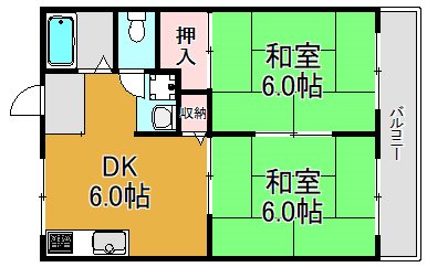 SUN ＶILLAGE　NAKANISHI　 間取り図