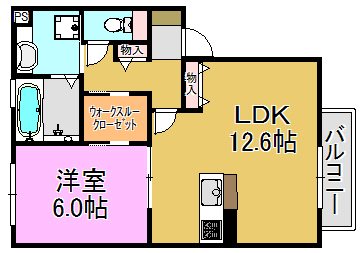 ラフィーネ徳庵 間取り図