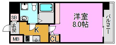 TLRレジデンス高井田 間取り図