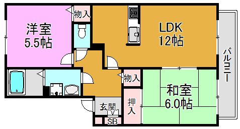 エストステーブル 間取り図