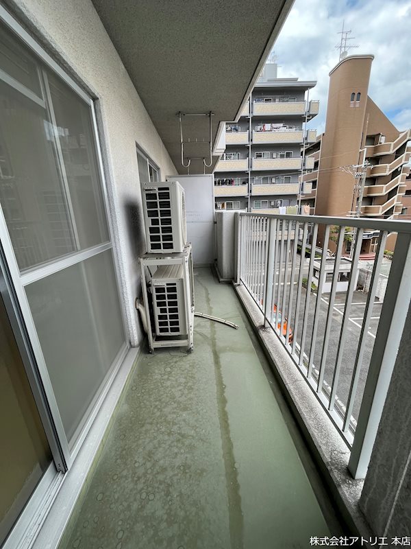 吉田大発マンション ベランダ