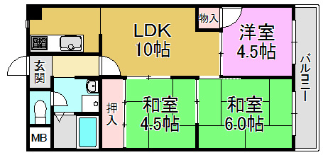カーサ・ベージュ 間取り図