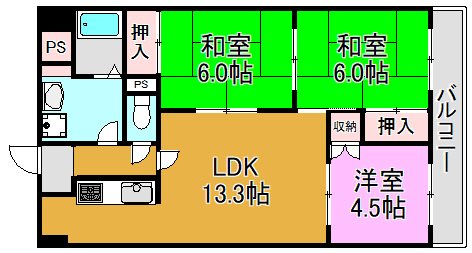 ハイツエンブレム 間取り図