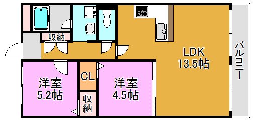 シティコーポ長田 間取り図