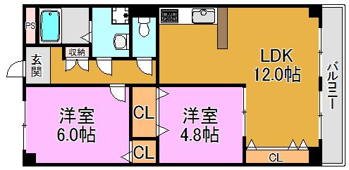 シティコーポ長田 間取り図