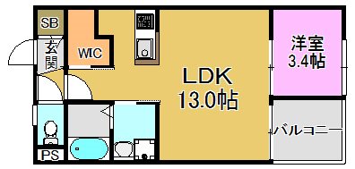 Steady稲田本町 間取り図