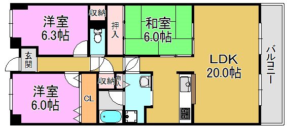 イーストパーク 間取り図