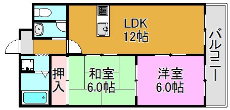スカイガーデン東大阪 間取り図
