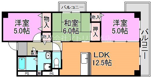 レシェンテオクノ 間取り図
