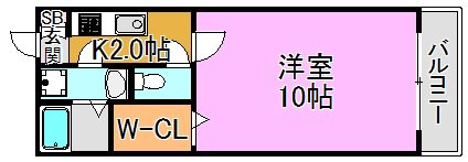 ショコラハイム 間取り図