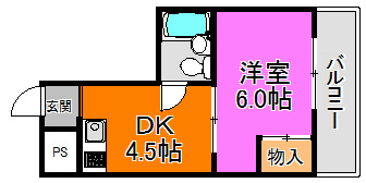 ぼくの家なかの 間取り