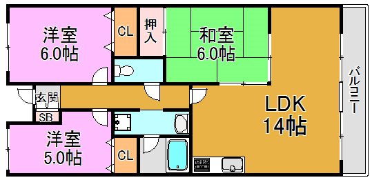 アネックスヒロ 間取り図