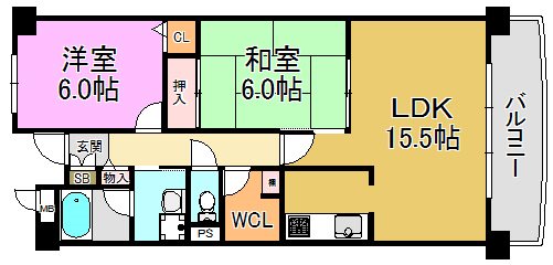 ファミーユ2002 間取り図