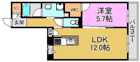 コモド　ヴェルデ 間取り図