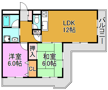 ルルド今米 間取り図