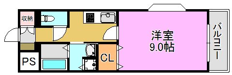コンフォートエヌズ 間取り図