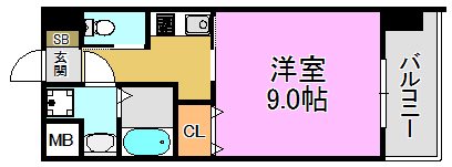 Forest Grace 高井田Ⅰ 間取り図