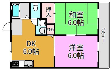 SUN ＶILLAGE　NAKANISHI　 間取り図