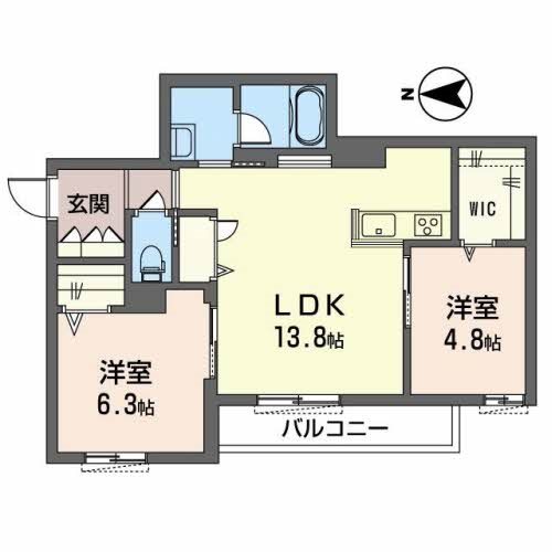 ル　ボヌール　ヤエ 間取り図