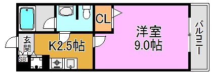 ヴェルドミール栗山 間取り図