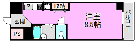 ノアーズアーク長田21 間取り図