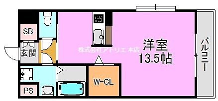 ロータリーマンション長田東 間取り図