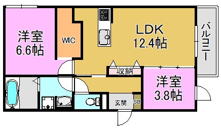 レジデンス藤戸 間取り図