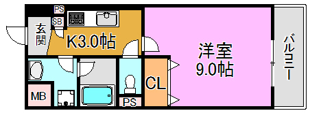 エトワールフィラント 間取り図