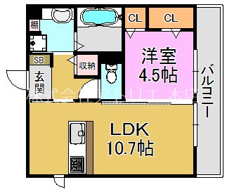ラミーセント 間取り図