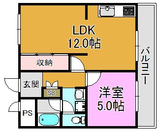 第2グリーンハイツ 間取り図