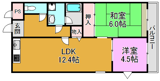 デルニエアン 間取り図