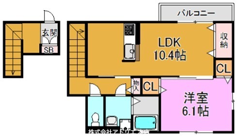 ソーレアストロ 間取り図
