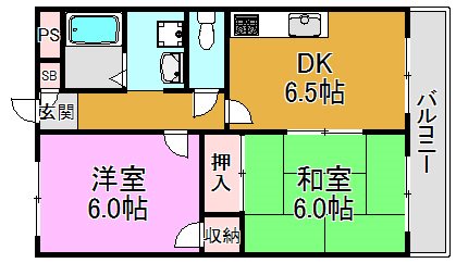 サニーヴェルデ田中 間取り図