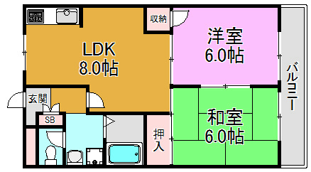 カーザコスモ 間取り図